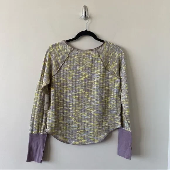 Free People-Space Out Long Sleeve Pullover (Medium) - Picture 3 of 10